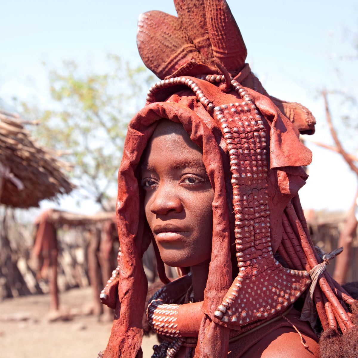 Poblados de los Himba y los Herero