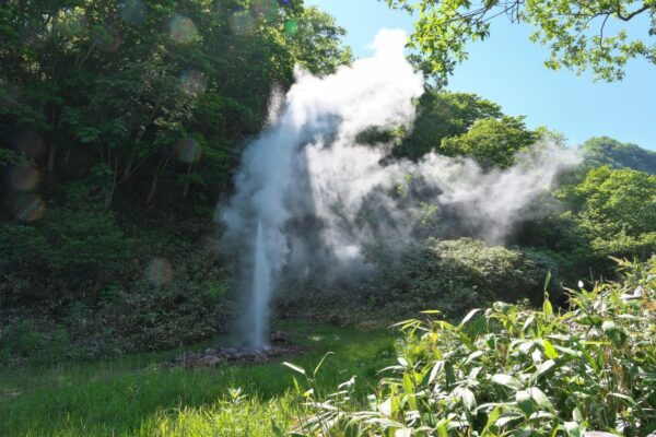 Rausu Geyser in Shiretoko Hokkaido